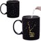 11-Ounce Color Changing Mug with Pisces Zodiac Astrological Sign Design (Black)